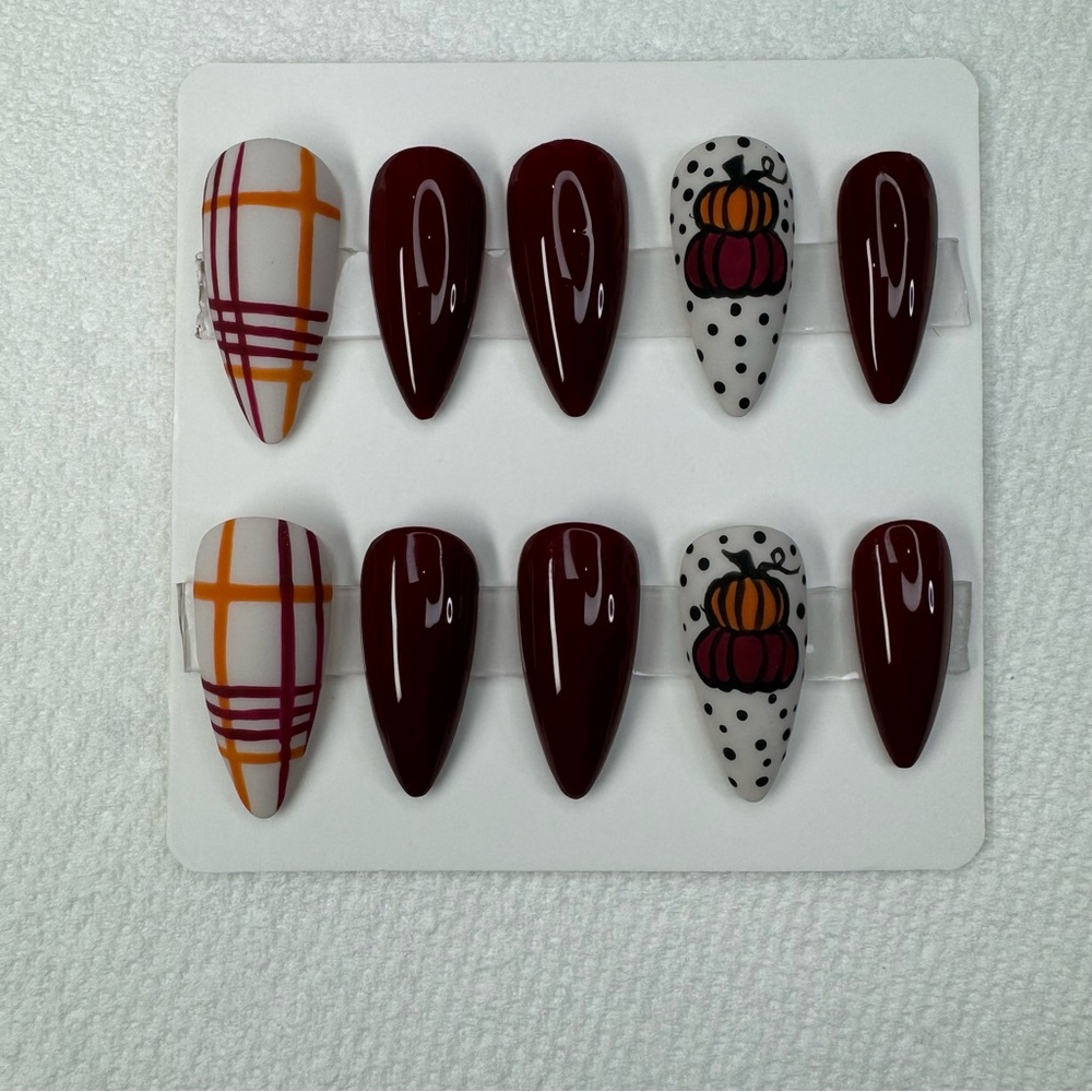 Press on nails Fall Autumn size large